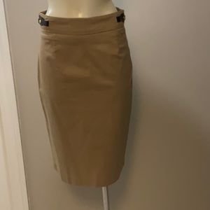 Camel colour skirt